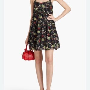 ALICE+ OLIVIA Floral Black Dress